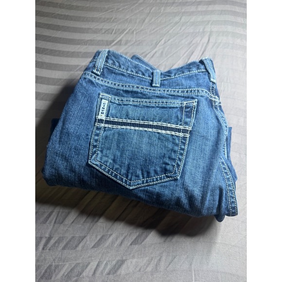 Cinch Other - Cinch Ian Slim Bootcut Western Jeans Mens 38x32 Medium Wash Denim MB92834019